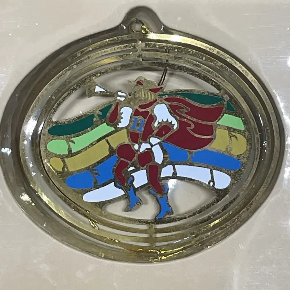 Vintage Solid Brass Classic Collection 12 Days of Christmas Ornaments